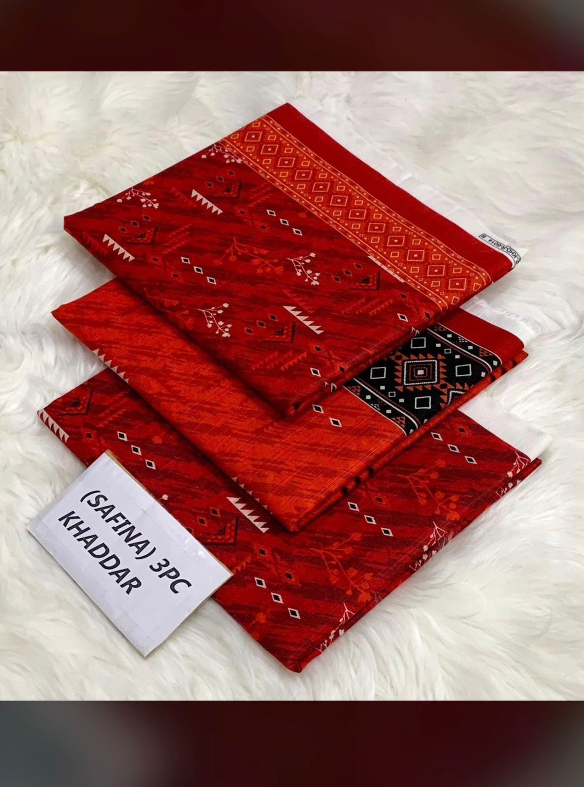 Almirah 💯 Original 3pc Printed Khaddar Collection 1008-WA0033