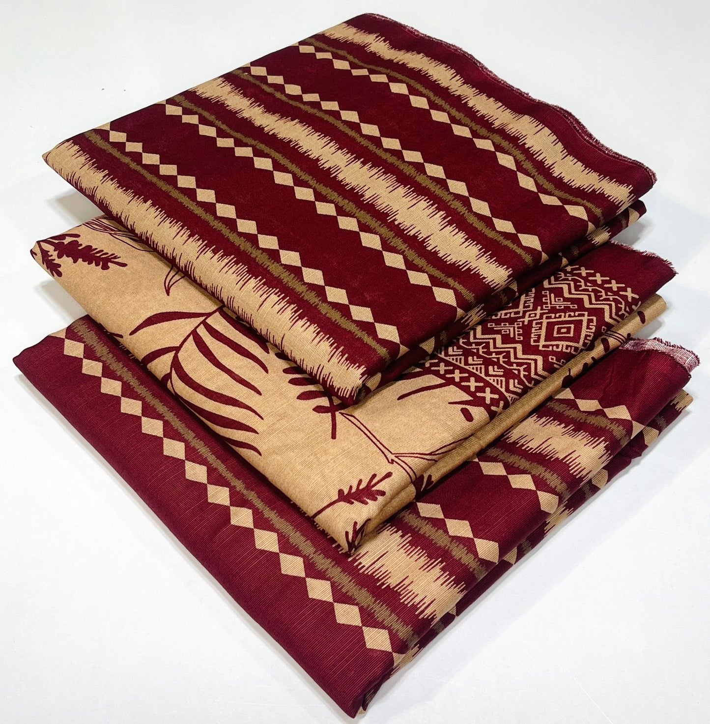 Almirah 💯 Original 3pc Printed Khaddar Collection 1008-WA0036