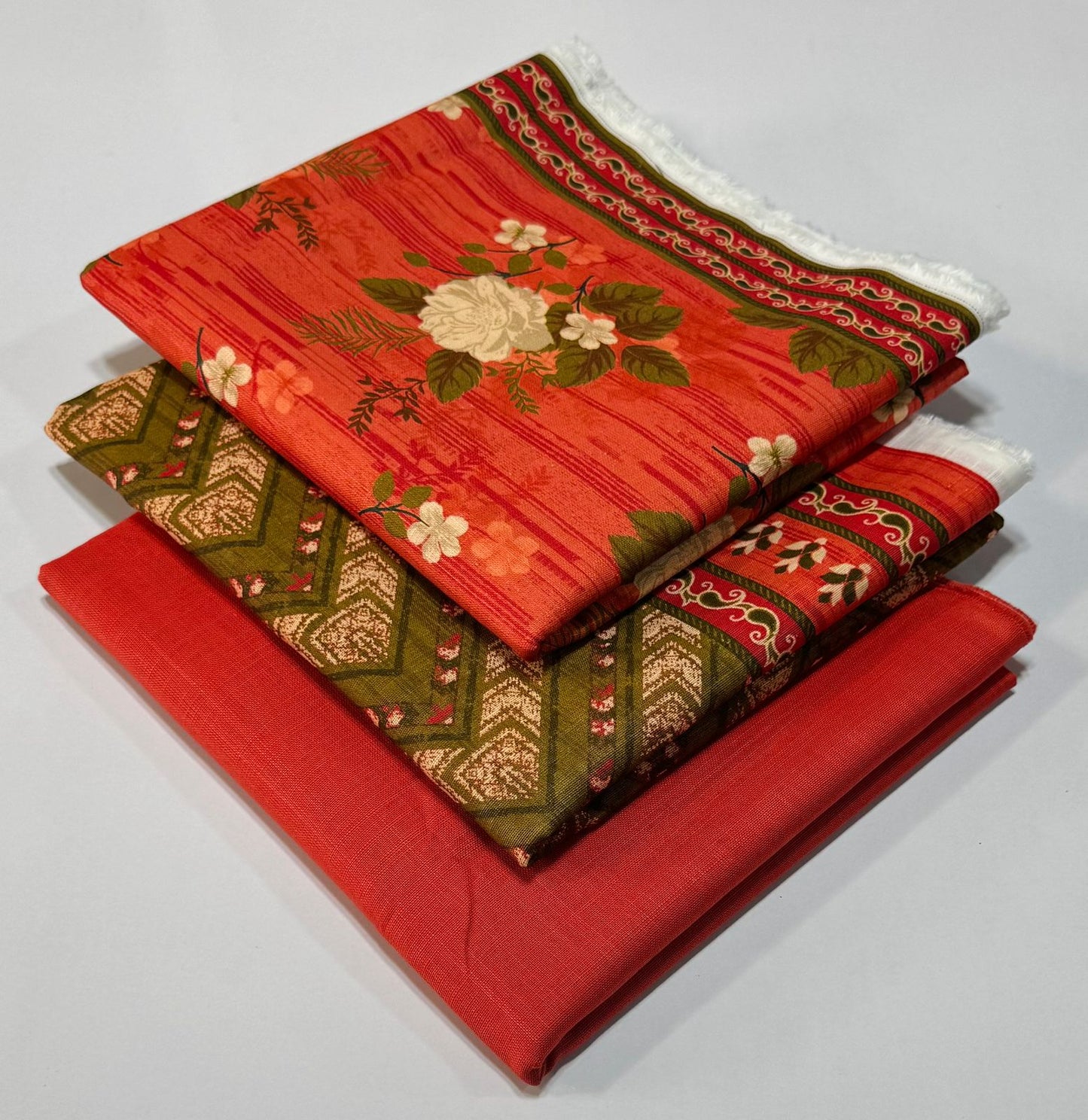 Almirah 💯 Original 3pc Printed Khaddar Collection 1008-WA0058