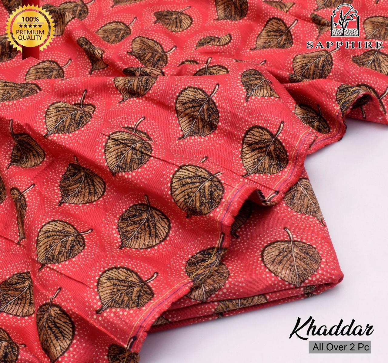 SARA's 💯 Original 2-Piece Khaddar| Digital Printed Shirt & Trouser SARA-WA0306