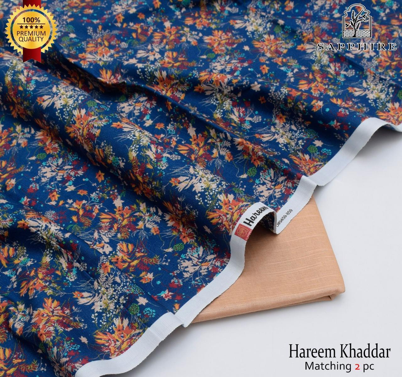 SARA's 💯 Original 2-Piece Khaddar| Digital Printed Shirt & Trouser SARA-WA0323