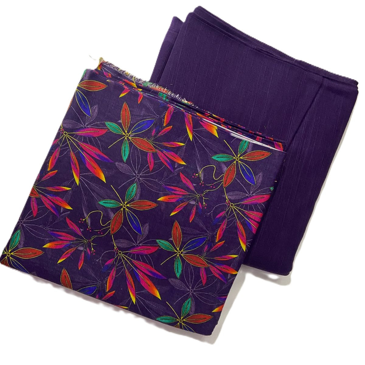 Delika's 💯 Original 2-Piece Khaddar| Digital Printed Shirt & Plain Trouser