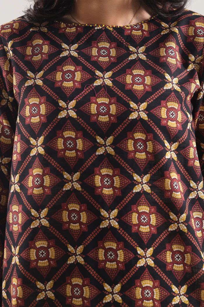 SAYA💯 Original Unstitched Printed Cotton Khaddar 3 Piece