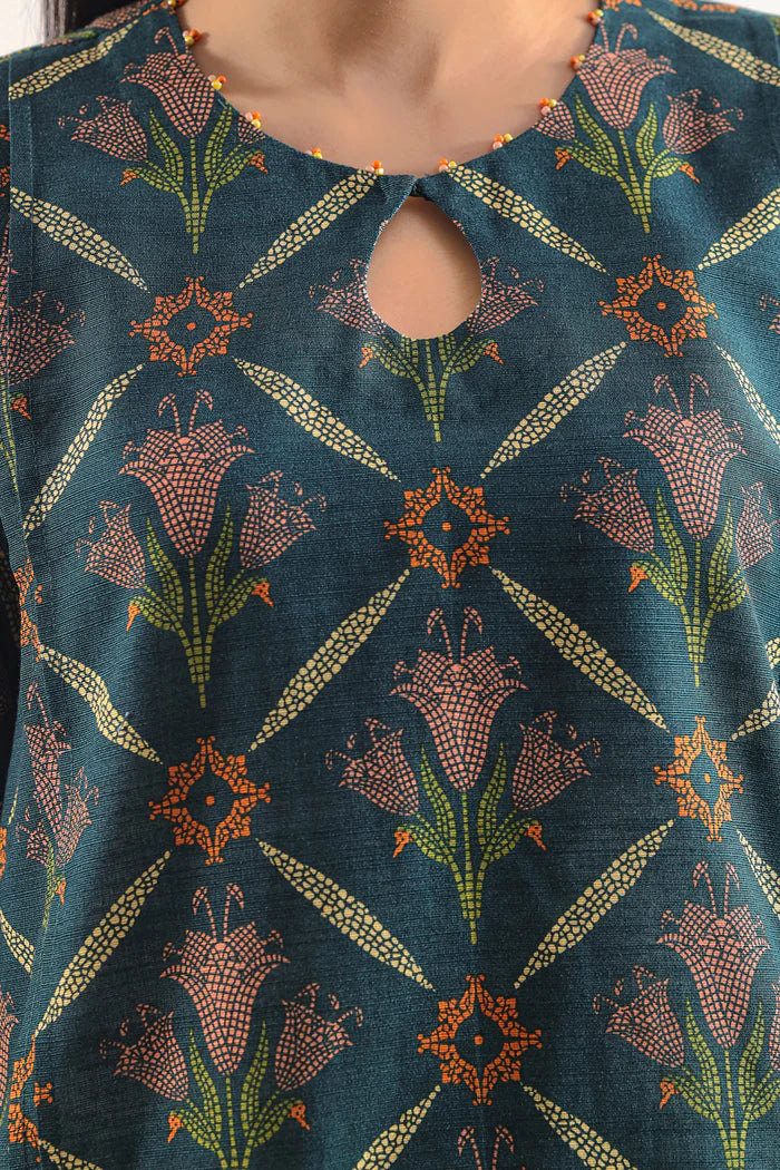 SAYA💯 Original Unstitched Printed Cotton Khaddar 3 Piece