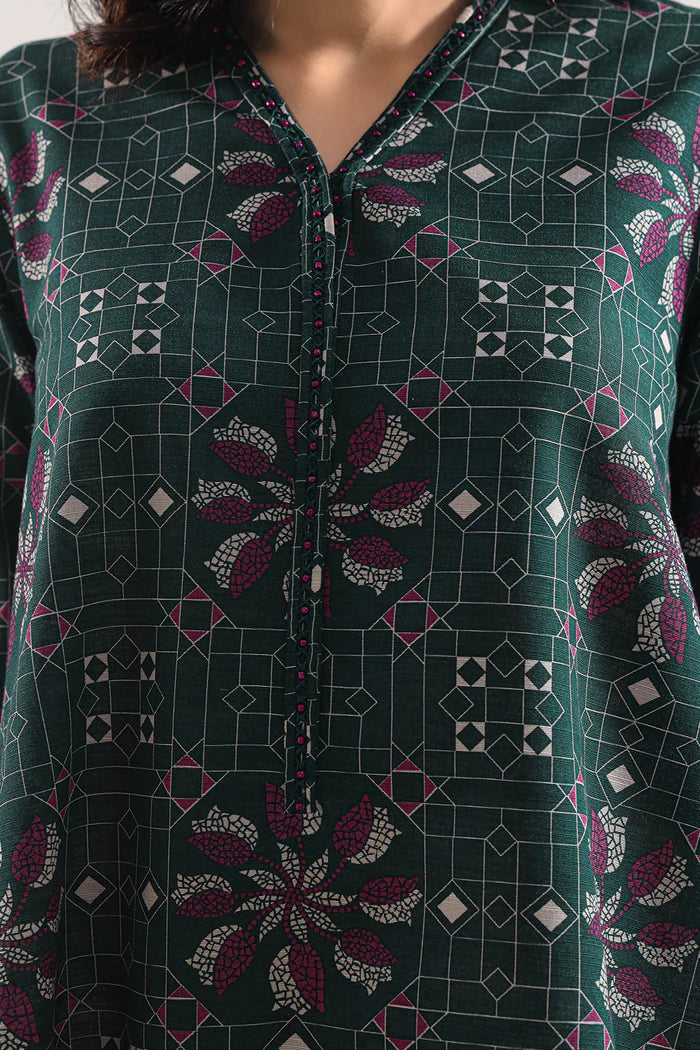 SAYA💯 Original Unstitched Printed Cotton Khaddar 3 Piece