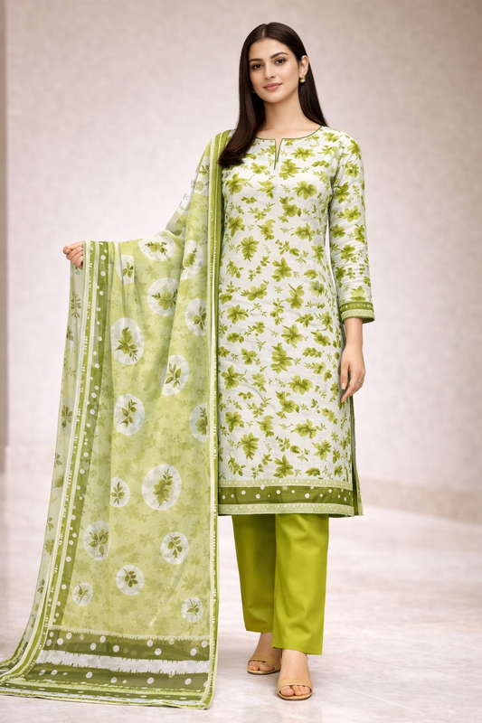 Al-karam 💯 Original 3 piece Bana Dora Printed Lawn Collection-09(Unstitched)