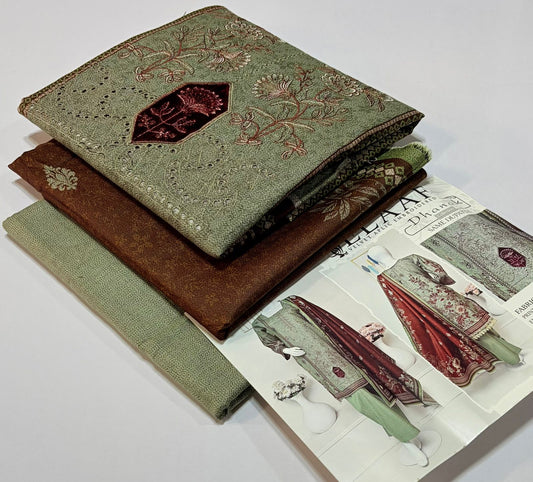 ELAAF 💯 Original 3-Piece Printed Dhanak Collection | Digital Embroidered Shirt, Printed Dupatta & Dyed Trouser | Winter Wear 2025