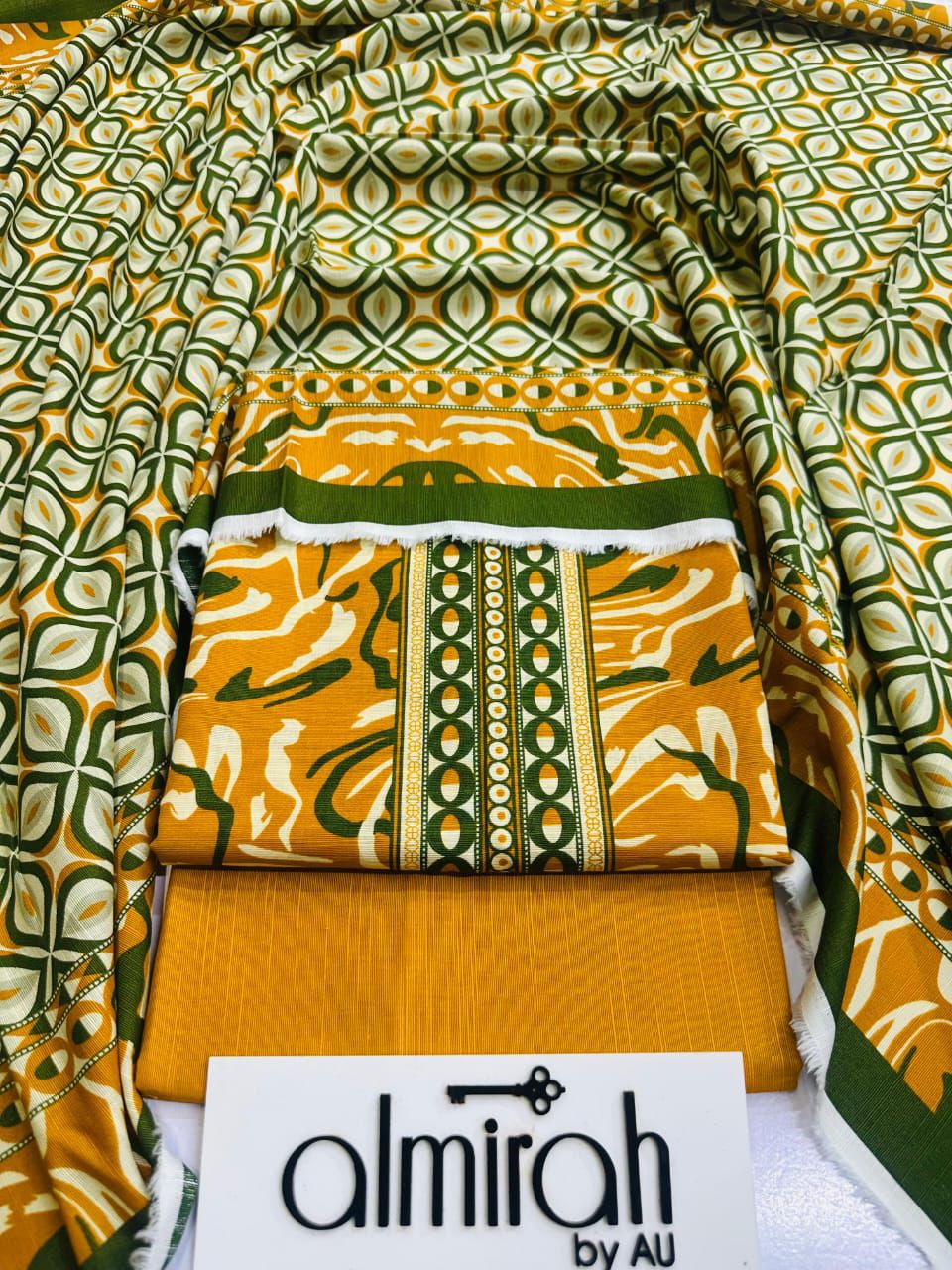 Almirah 💯 Original 3pc Printed Khaddar Collection 1008-WA0011