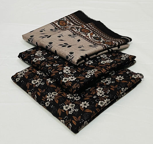 Almirah 💯 Original 3pc Printed Khaddar Collection 1008-WA0022