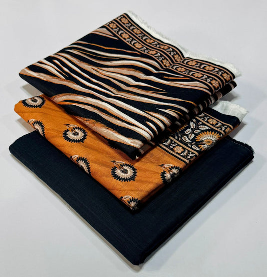 Almirah 💯 Original 3pc Printed Khaddar Collection 1008-WA0048