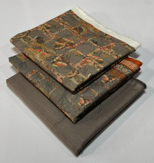 Almirah 💯 Original 3pc Printed Khaddar Collection 1008-WA0061