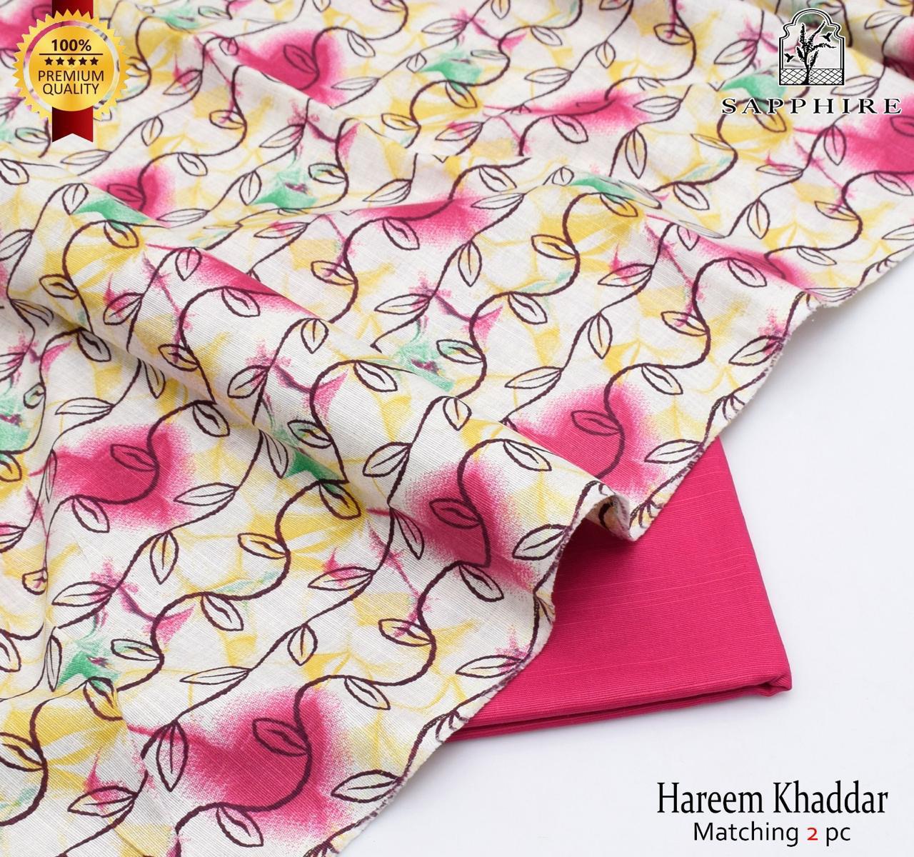 SARA's 💯 Original 2-Piece Khaddar| Digital Printed Shirt & Trouser SARA-WA0325