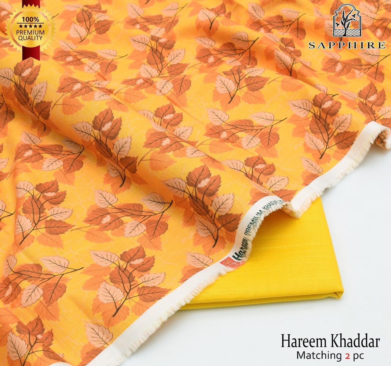 SARA's 💯 Original 2-Piece Khaddar| Digital Printed Shirt & Trouser SARA-WA0346