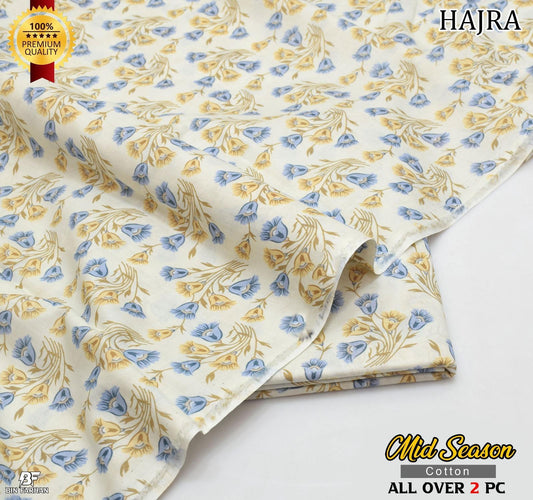 HAJRA 💯 Original 2-Piece Pure Cotton Suit | Digital Printed Shirt & Trouser 1008-WA0512