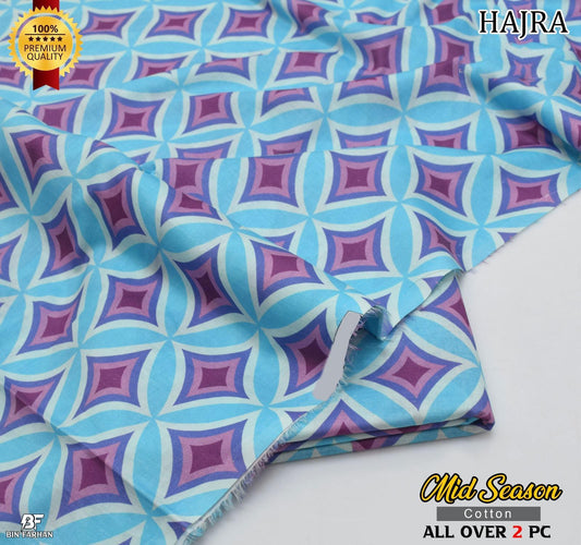 HAJRA 💯 Original 2-Piece Pure Cotton Suit | Digital Printed Shirt & Trouser 1008-WA0513