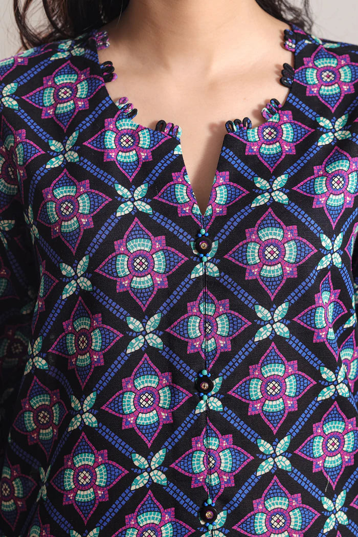 SAYA💯 Original Unstitched Printed Cotton Khaddar 3 Piece