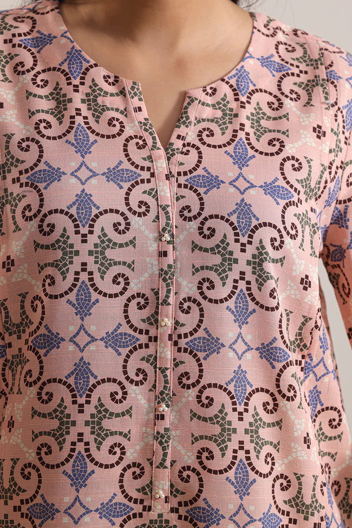 SAYA💯 Original Unstitched Printed Cotton Khaddar 3 Piece