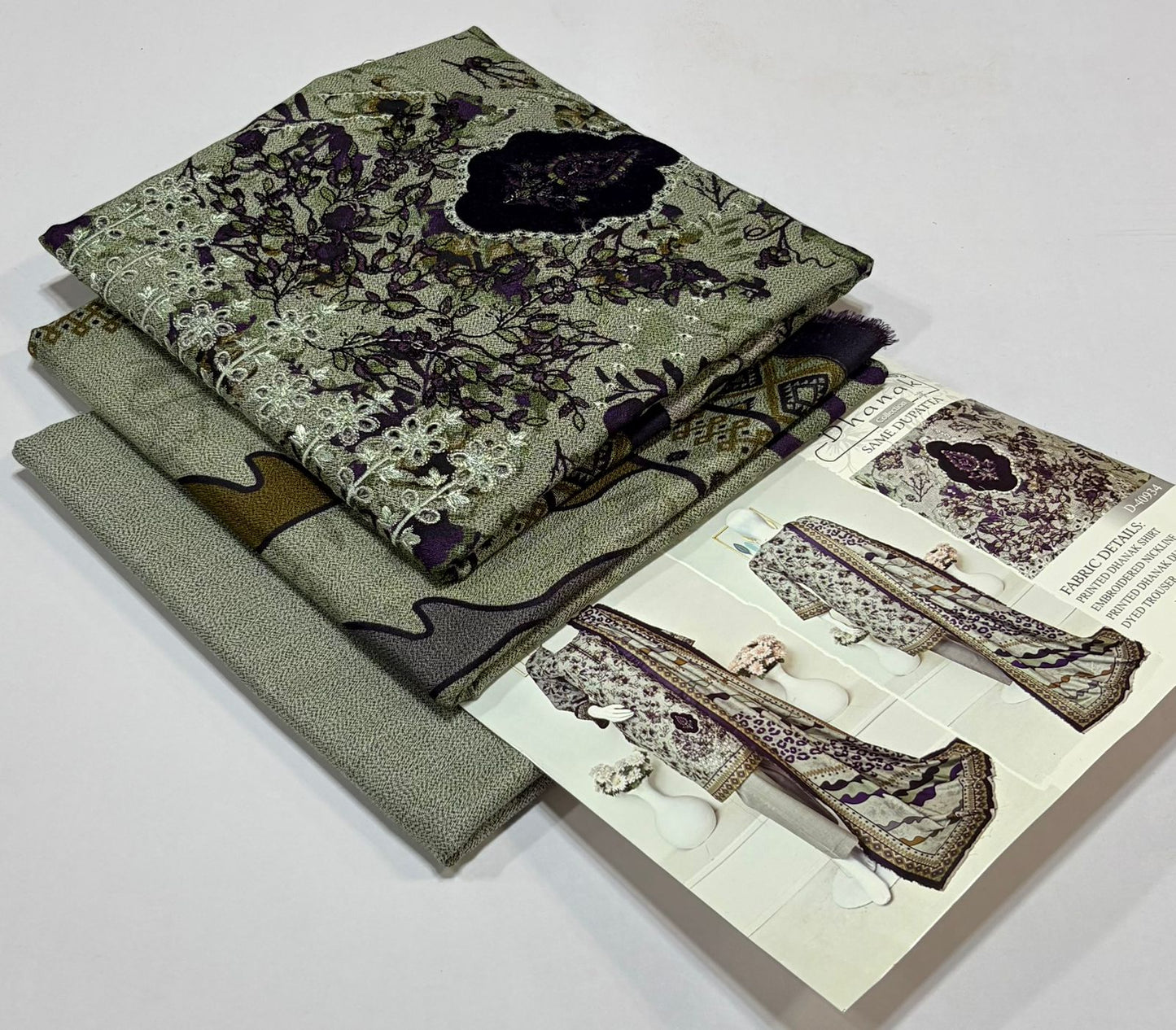 ELAAF 💯 Original 3-Piece Printed Dhanak Collection | Digital Embroidered Shirt, Printed Dupatta & Dyed Trouser | Winter Wear 2025