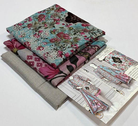 ELAAF 💯 Original 3-Piece Printed Dhanak Collection | Digital Embroidered Shirt, Printed Dupatta & Dyed Trouser | Winter Wear 2025