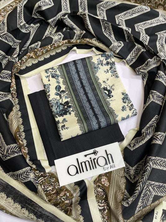 Almirah 💯 Original 3pc Printed Khaddar Collection