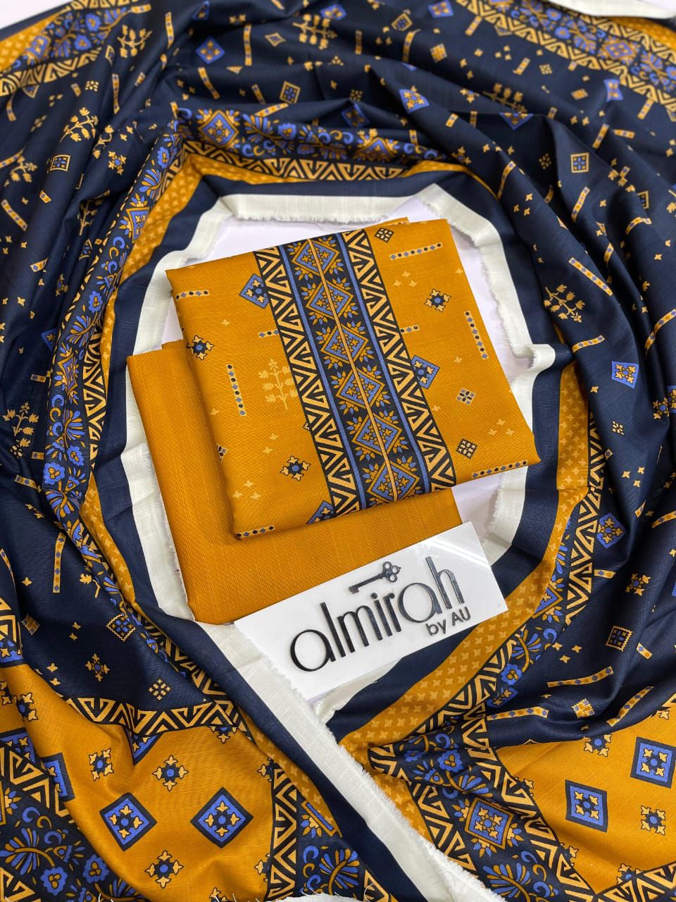 Almirah 💯 Original 3pc Printed Khaddar Collection