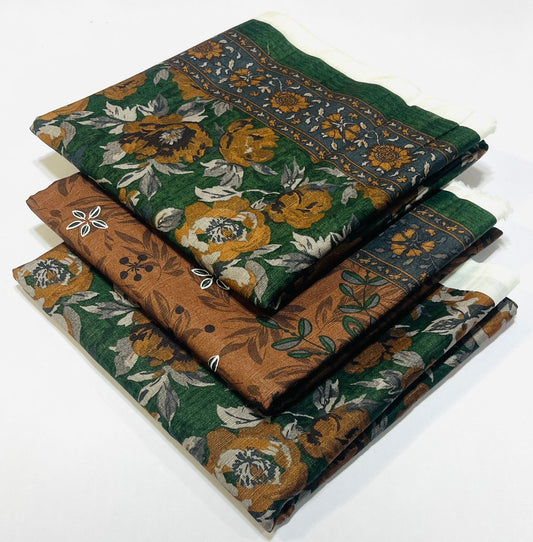 Almirah 💯 Original 3pc Printed Khaddar Collection