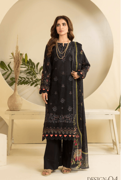 3 Piece Cindrella Volume  – Premium 3 Piece Lawn Suit | Abisha Fabrics - 04 Cindrella Volume  – Premium 3 Piece Lawn Suit | Abisha Fabrics - 04